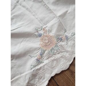 Handmade Valance Cross Stitch‎ Curtains Set of 2 - 58.5" x 14.5"